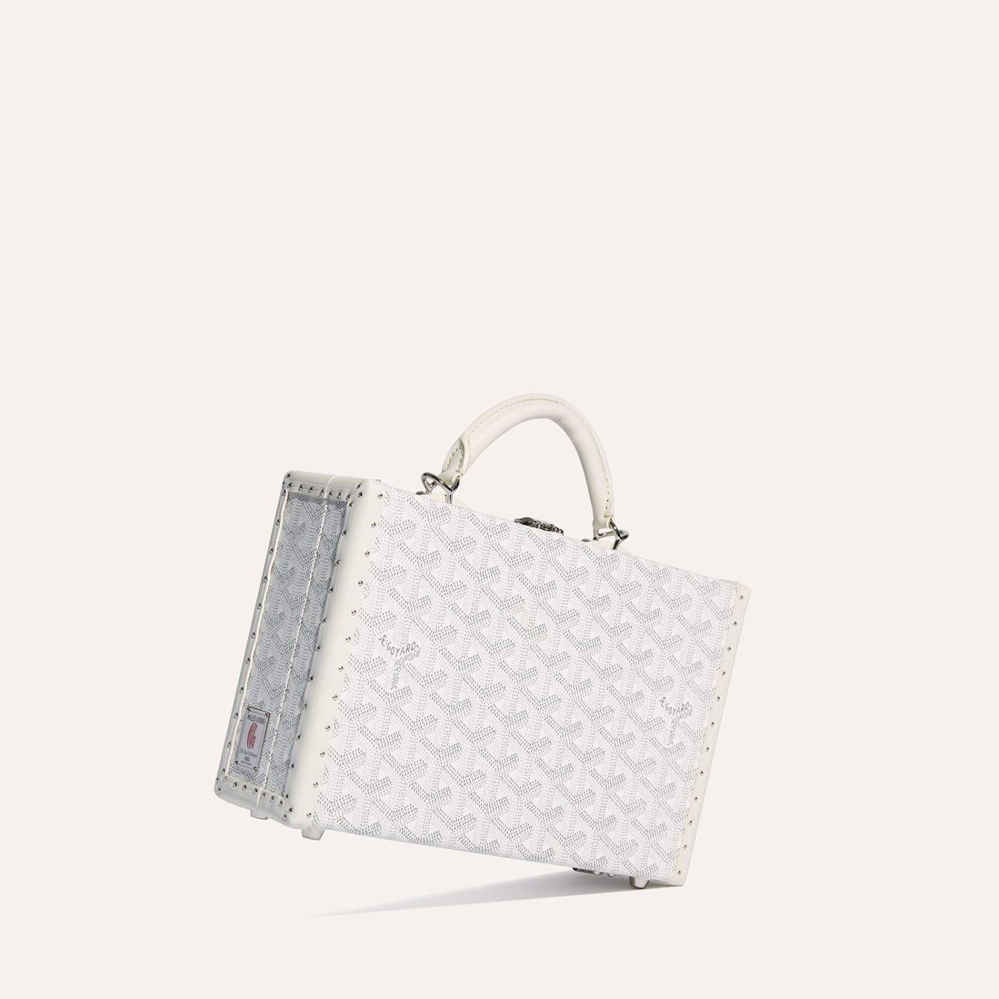 Goyard Grand Hôtel Trunk Bag White - Image 3